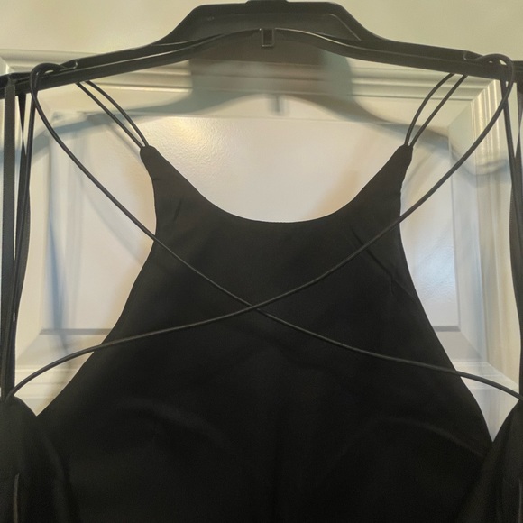 Halter A- Line Dress with Slip - Picture 4 of 10